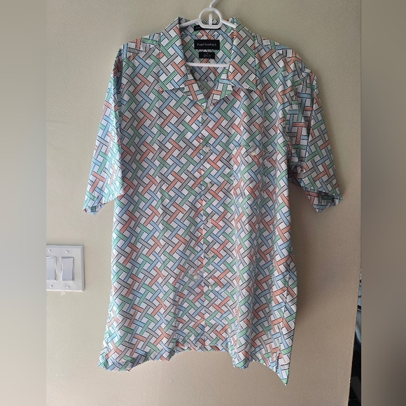 Paul Fredrick Other - Paul Fredrick Multicolor Geometric Men's Shirt Size XL Classic Fit